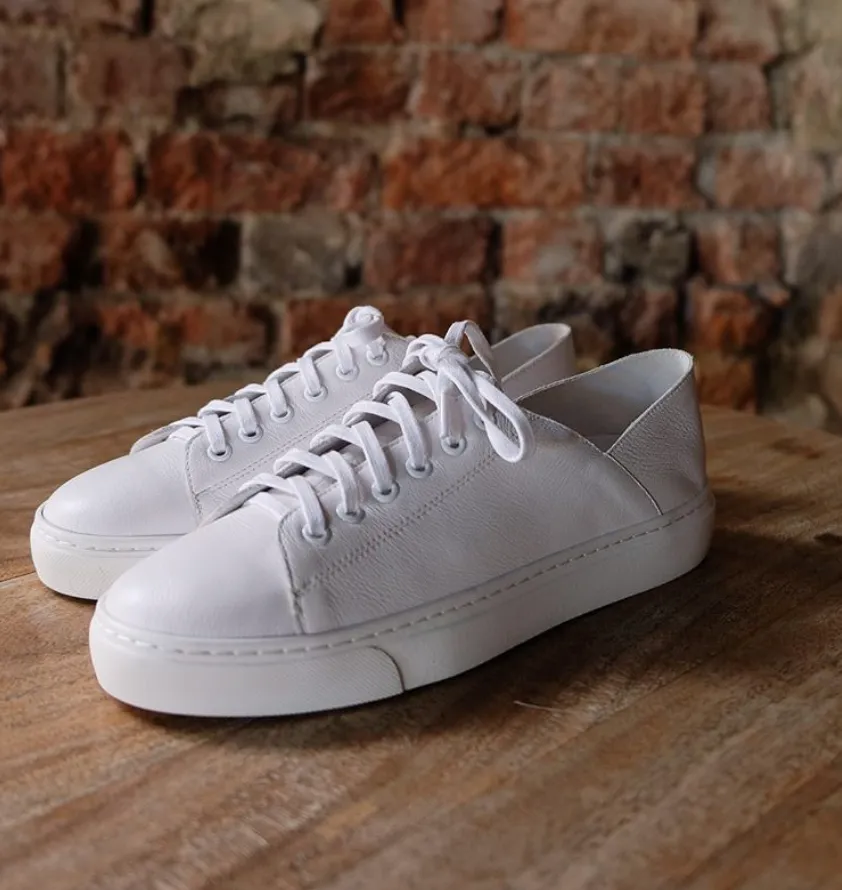 Mollini Oskher White Leather Shoes_Mollini