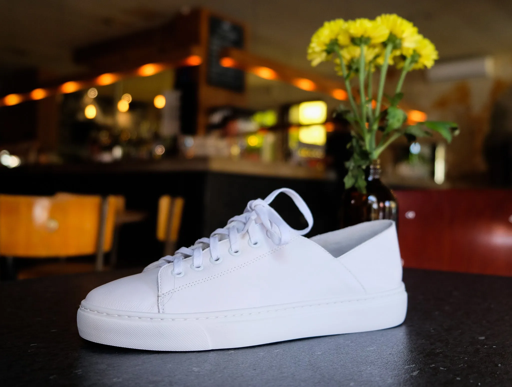 Mollini Oskher White Leather Shoes_Mollini
