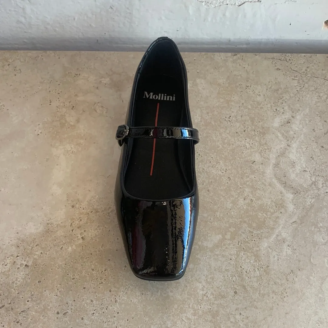 Mollini Tokena Black Patent - LAST PAIR size 42 Shoes_Mollini