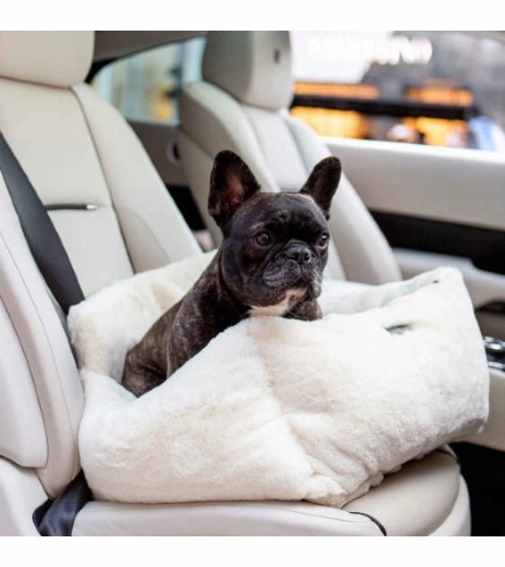 Nandog Pet Gear Cloud Ivory Car Seat Bed