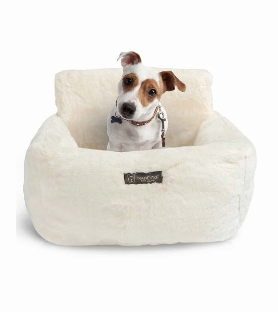 Nandog Pet Gear Cloud Ivory Car Seat Bed