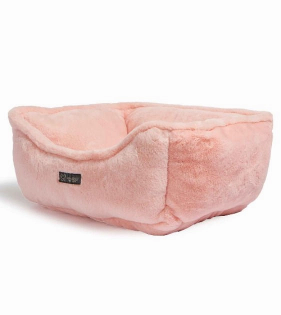 Nandog Pet Gear Cloud Reversible Bed (Blush) for Dogs and Cats