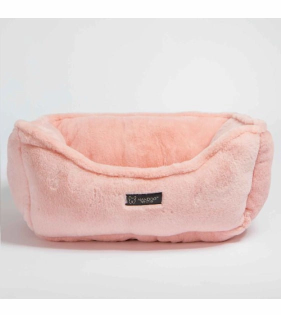 Nandog Pet Gear Cloud Reversible Bed (Blush) for Dogs and Cats