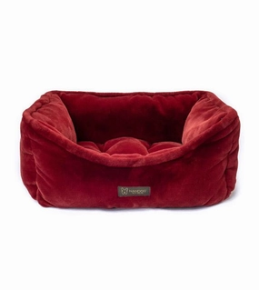 Nandog Pet Gear Cloud Reversible Bed (Burgundy) for Dogs and Cats dog bed,pet blanket