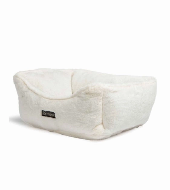 Nandog Pet Gear Cloud Reversible Bed (Ivory) for Dogs and Cats