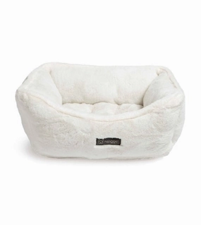 Nandog Pet Gear Cloud Reversible Bed (Ivory) for Dogs and Cats dog bed,pet blanket