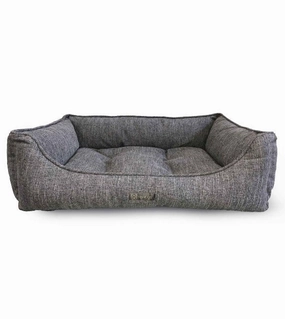 Nandog Pet Gear Designer Bed (Poplin Grey) for Dogs and Cats dog bed,pet blanket