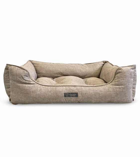 Nandog Pet Gear Designer Bed (Poplin Tan) for Dogs and Cats dog bed,pet blanket