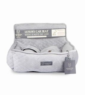 Nandog Pet Gear Quilted Micro Plush Light Grey Car Seat Bed dog nutrition,healthy dog food