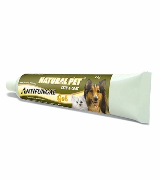 Natural Pet Skin & Coat Antifungal Gel for Cats & Dogs