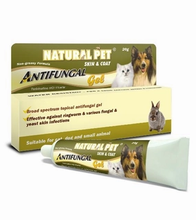 Natural Pet Skin & Coat Antifungal Gel for Cats & Dogs