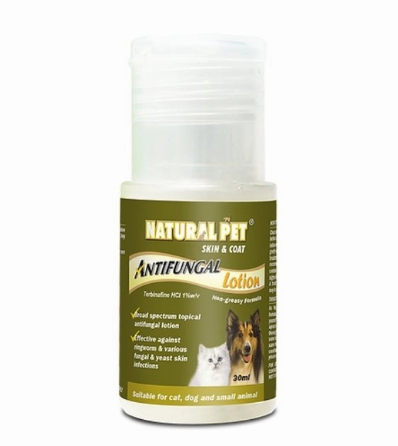Natural Pet Skin & Coat Antifungal Lotion For Cats & Dogs