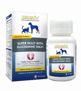 Natural Pet Super Multi with Glucosamine Tablet Supplement for Cats & Dogs dog hygiene,clean pet