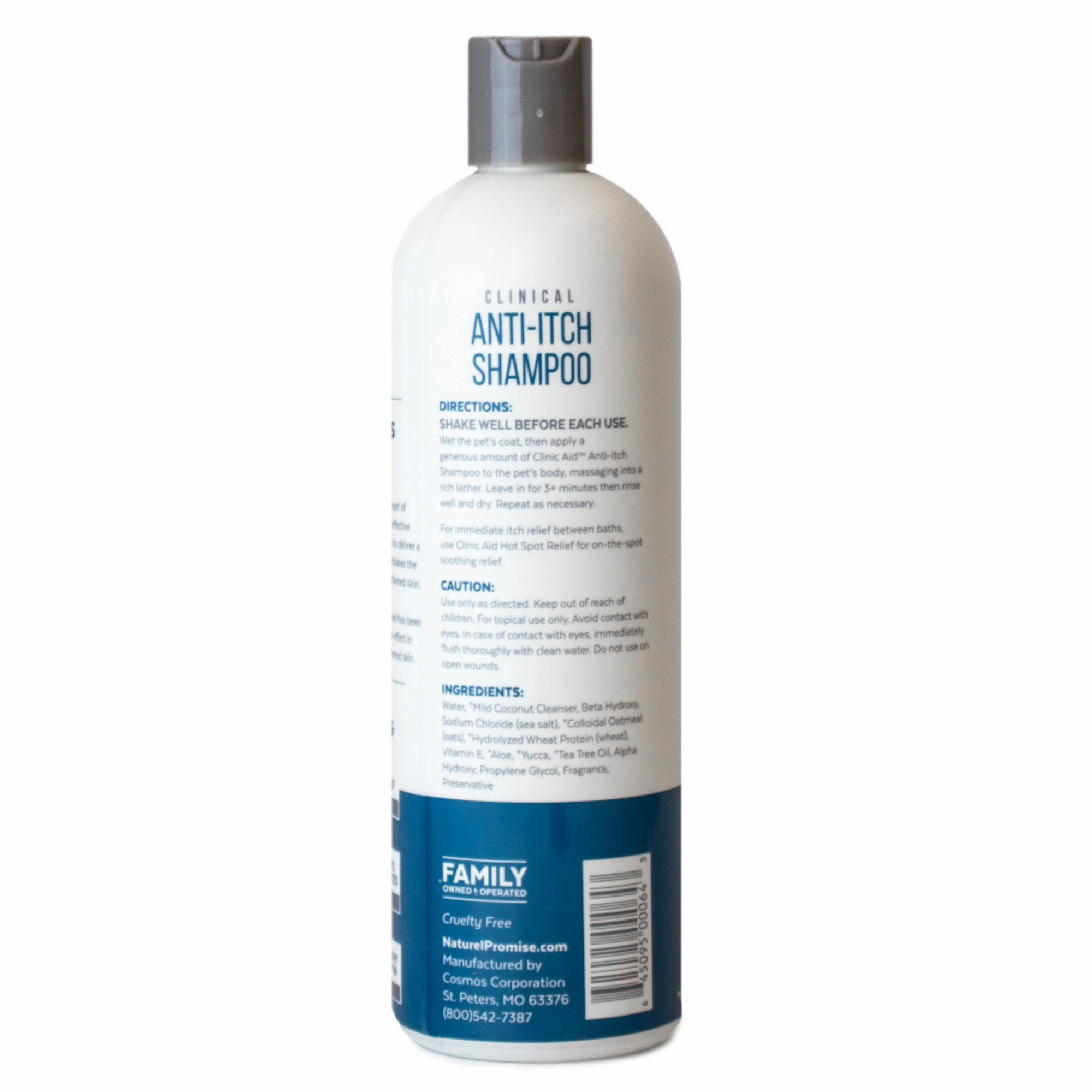 Naturl Promise Clinic Aid Anti-itch Shampoo for Dogs & Cats