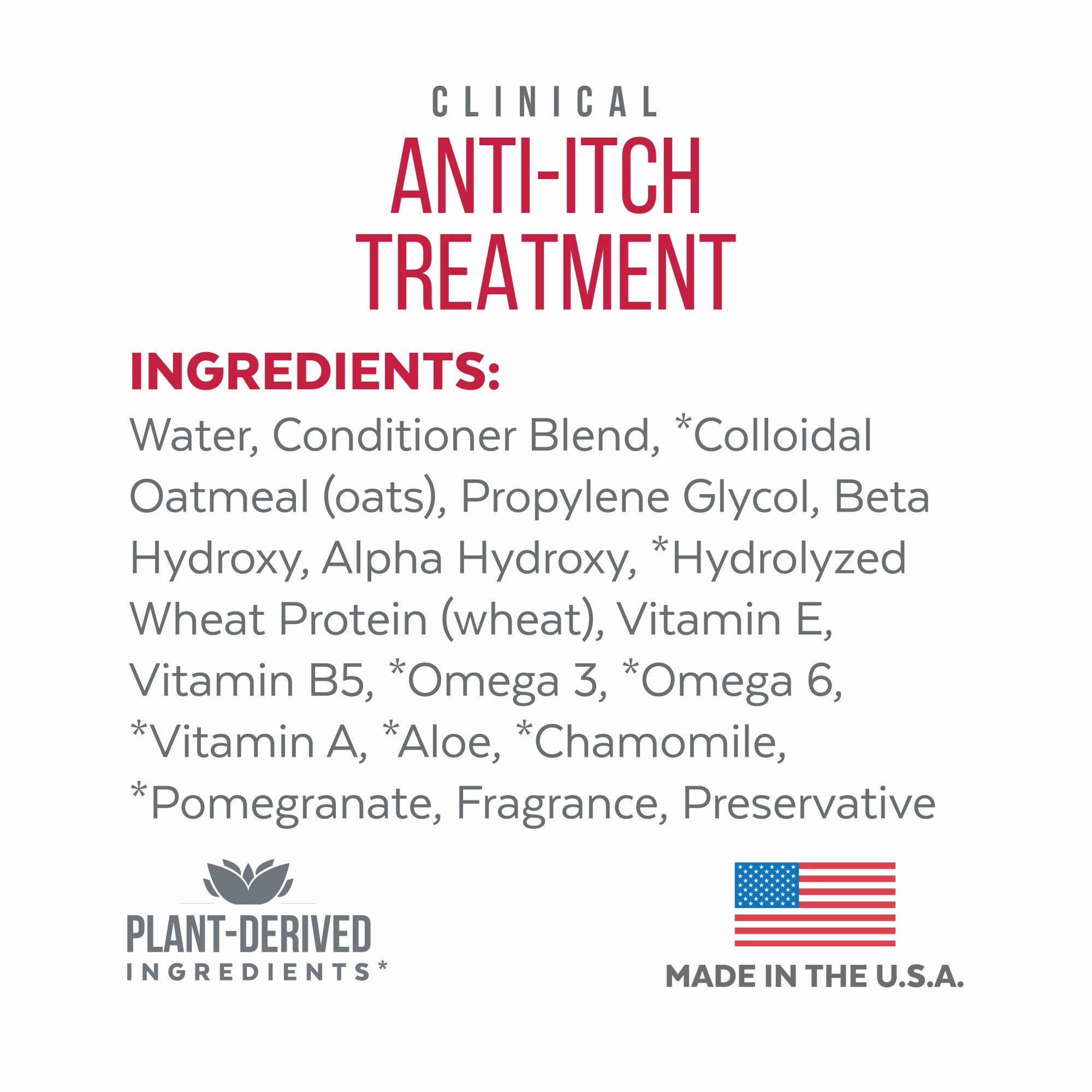 Naturl Promise Clinic Aid Clinical Anti-itch Remedy Treatment Conditioner for Dogs & Cats