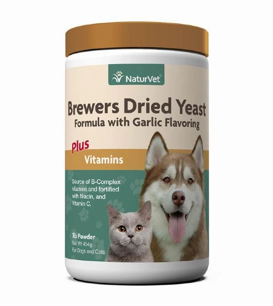 NaturVet Brewers Dried Yeast with Garlic Powder for Cats & Dogs dog shampoo,bathing supplies