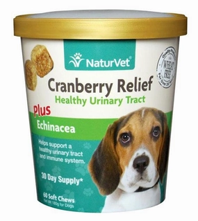 NaturVet Cranberry Relief Plus Echinacea (Urinary & Immunity) Soft Chew Dog Supplement (60 Count) dog leash,walking strap