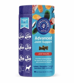 NaturVet Evolutions Advanced Joint Support Soft Chew Dog Supplement (90 Count) dog oral care,pet dental