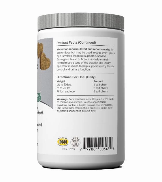 NaturVet Senior Advanced Incontinence Soft Chews (60 Count)
