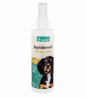 NaturVet Septiderm-V Skin Care Lotion (For Problem Skin) for Cats & Dogs interactive dog toy,tech pet toy