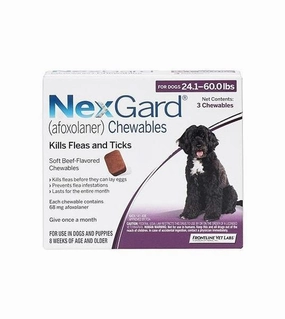 NexGard Flea & Tick Chews For Large Dogs (10kg - 25kg) large breed food,big dog food