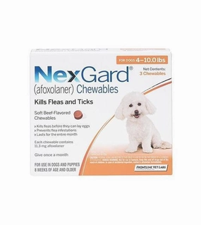 NexGard Flea & Tick Chews For Small Dogs (2kg - 4kg) small breed food,tiny dog food