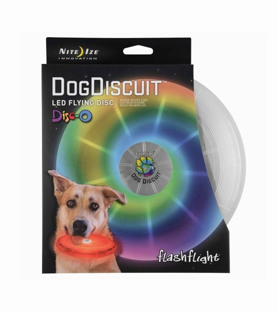 Nite Ize FlashFlight Dog Discuit Flying Disc Soft-Touch LED Frisbee Fetch Toy pet souvenir,gift item