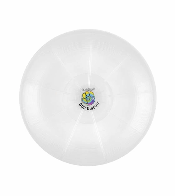 Nite Ize FlashFlight Dog Discuit Flying Disc Soft-Touch LED Frisbee Fetch Toy