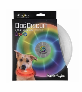 Nite Ize FlashFlight Dog Discuit Flying Disc Soft-Touch LED Frisbee Fetch Toy pet souvenir,gift item