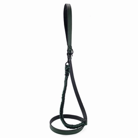 Nixon Leather And Macrame Dog Leash Black Forest dog mobility,outdoor pet aid