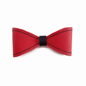 Nixon Leather Cayenne/Black Alex Dog Bow Tie Slider