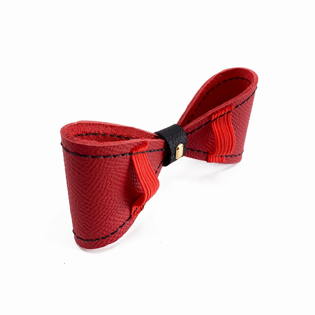 Nixon Leather Cayenne/Black Alex Dog Bow Tie Slider