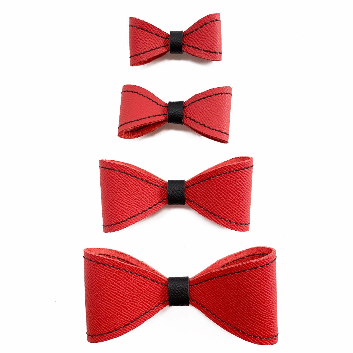 Nixon Leather Cayenne/Black Alex Dog Bow Tie Slider