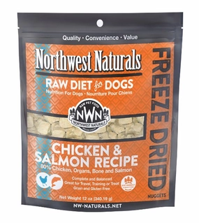 Northwest Natural's Freeze Dried Raw Dog Food (Chicken & Salmon)