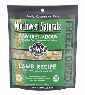 Northwest Natural's Freeze Dried Raw Dog Food (Lamb) freeze-dried dog food,lightweight pet food