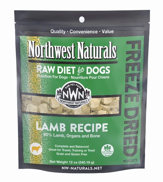 Northwest Natural's Freeze Dried Raw Dog Food (Lamb) freeze-dried dog food,lightweight pet food