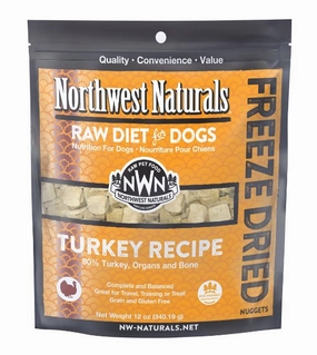 Northwest Natural's Freeze Dried Raw Dog Food (Turkey)