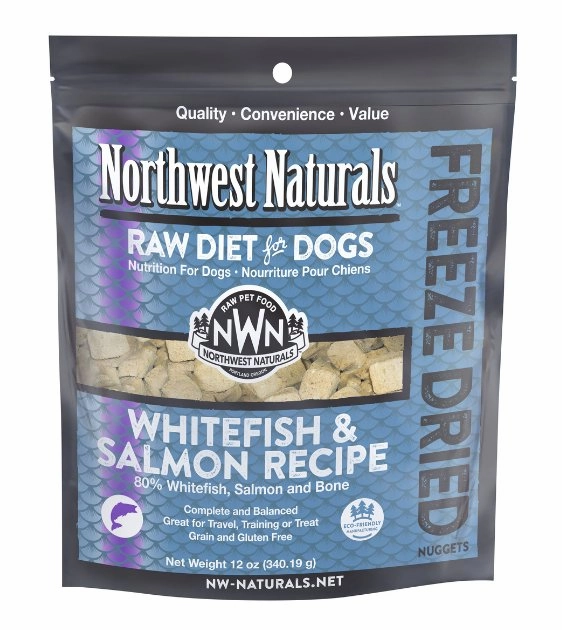Northwest Natural's Freeze Dried Raw Dog Food (Whitefish & Salmon)