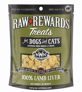 Northwest Naturals Freeze Dried Lamb Liver Cat & Dog Treats freeze-dried dog food,lightweight pet food