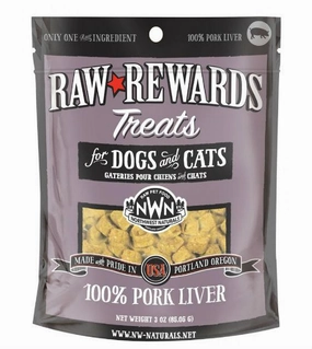 Northwest Naturals Freeze Dried Pork Liver Cat & Dog Treats freeze-dried dog food,lightweight pet food