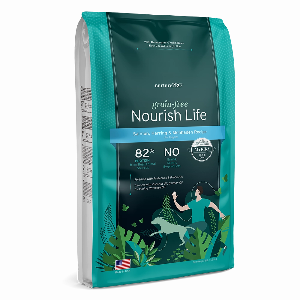 Nurture Pro Nourish Life - Dog Grain-Free Salmon, Herring & Menhaden for Puppies 11lb