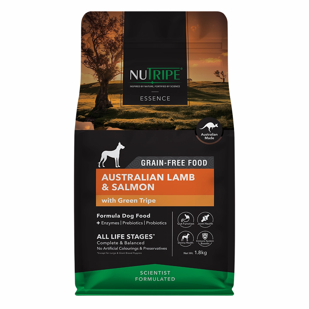 Nutripe Dog Essence Australian Lamb & Salmon with Green Tripe 1.8kg