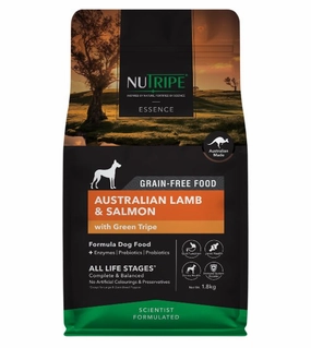 NUTRIPE Essence Grain-Free Australian Lamb & Salmon with Green Tripe Formula Dog Food dog leash,walking strap