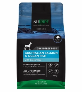 NUTRIPE Essence Grain-Free Australian Salmon & Ocean Fish with Green Tripe Formula Dog Food dog leash,walking strap