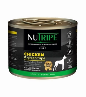 Nutripe Pure Chicken & Green Tripe Grain Free Wet Dog Food dog gifts,pet keepsakes