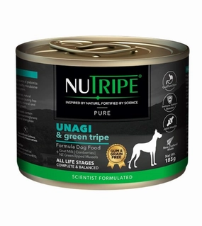 Nutripe Pure Unagi & Green Tripe Gum & Grain Free Wet Dog Food dog gifts,pet keepsakes