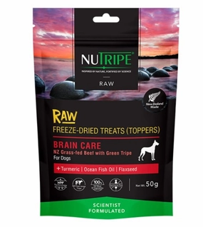 Nutripe Raw Freeze Dried Dog Treats & Toppers (Brain Care) dog multipurpose item,all-in-one pet tool