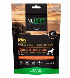 Nutripe Raw Freeze Dried Dog Treats & Toppers (Joint & Mobility Care) dog multipurpose item,all-in-one pet tool