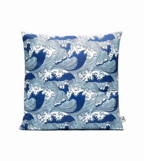 Ohpopdog Nihon Collection Cushion Cover (Nami) dog bed,pet blanket
