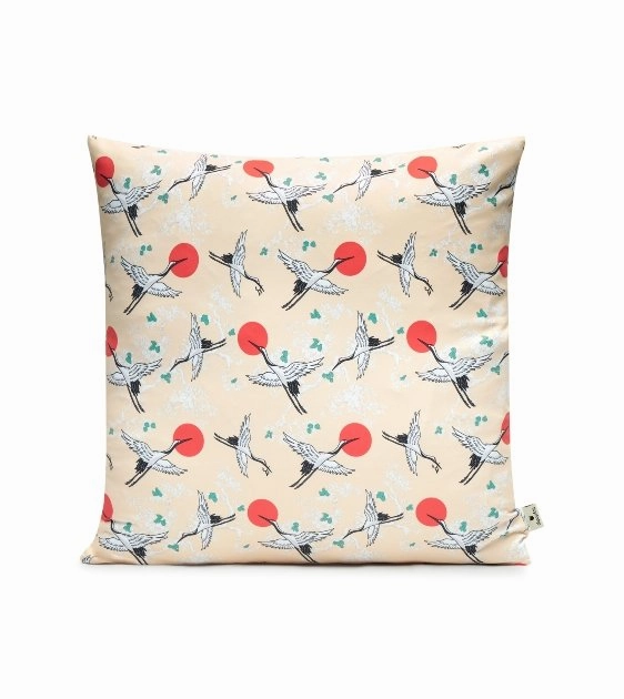 Ohpopdog Nihon Collection Cushion Cover (Tsuru) dog bed,pet blanket